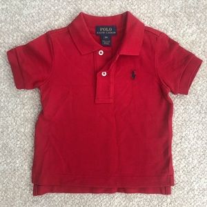 Polo Ralph Lauren Red Polo Shirt 9 Months
